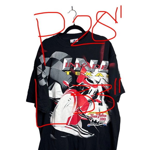 Vintage 1997 Indy Racing “Invades Texas” Graphic T-Shirt – 2XL - Picture 9 of 9